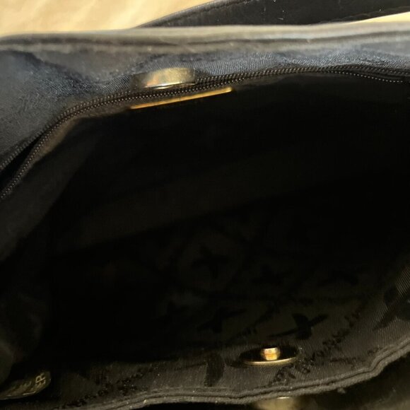 Paloma Picasso Black /Gold Leather Crossbody/Shoulder Bag - Picture 12 of 13